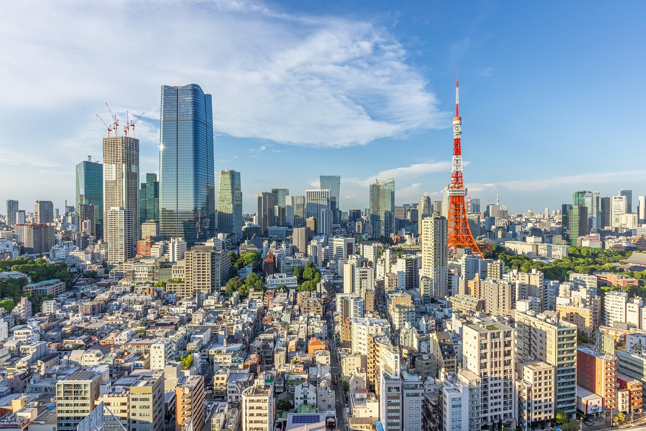 東京タワーと都心パノラマ眺望