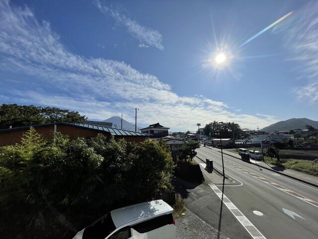 窓からの富士山眺望