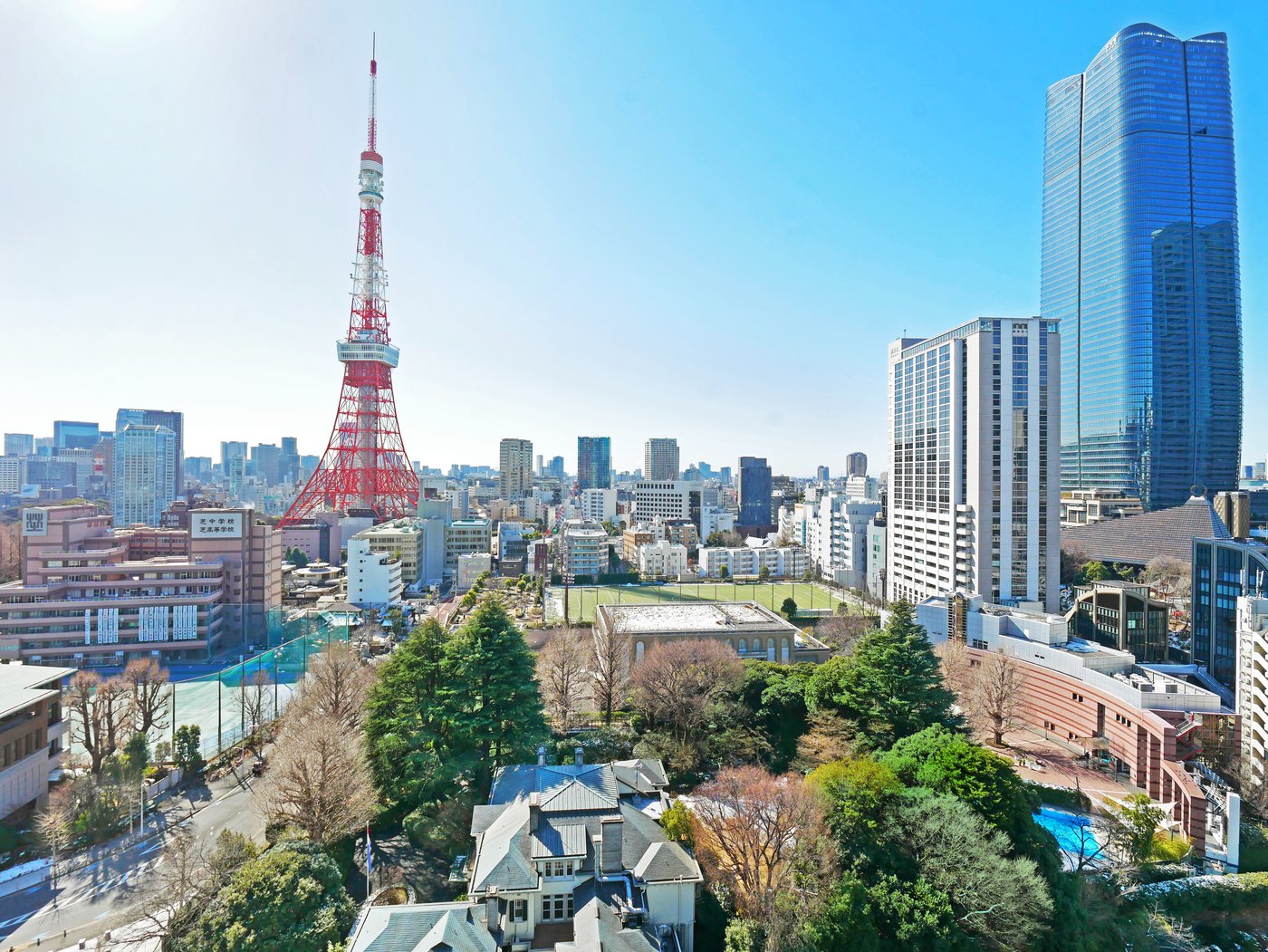 東京タワーを望む眺望